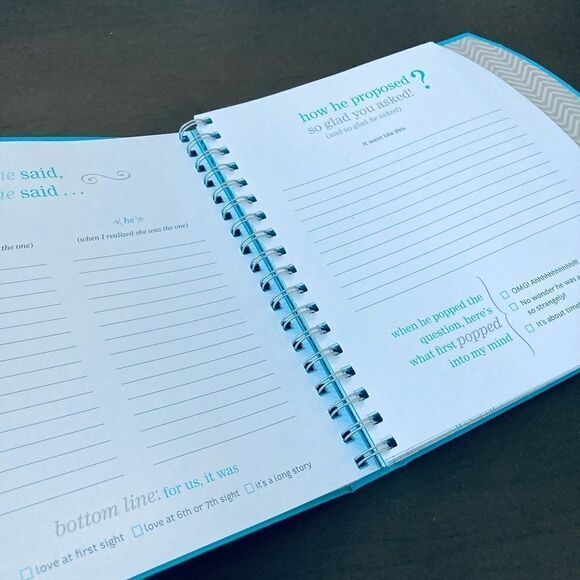 Bride to Be Wedding Planner Memory Book Journal - Picture 5 of 9